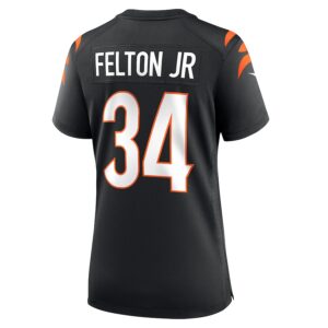 Demetric Felton Jr. Cincinnati Bengals Nike Women's Team Game Jersey -  Black photo 3 Jersey4u