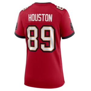 Dennis Houston Tampa Bay Buccaneers Nike Women's  Game Jersey -  Red photo 3 Jersey4u