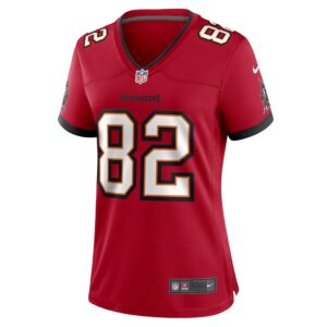Devin Culp Tampa Bay Buccaneers Nike Women's  Game Jersey -  Red photo 2 Jersey4u