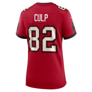 Devin Culp Tampa Bay Buccaneers Nike Women's  Game Jersey -  Red photo 3 Jersey4u