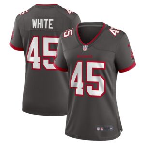 Devin White Tampa Bay Buccaneers Nike Women's Game Jersey - Pewter photo 1 Jersey4u