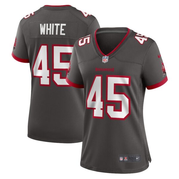 Devin White Tampa Bay Buccaneers Nike Women's Game Jersey - Pewter photo 1 Jersey4u