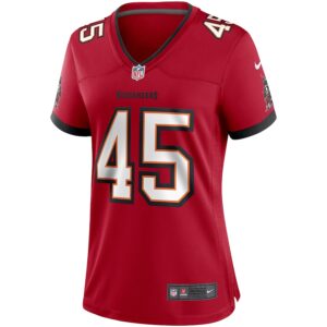 Devin White Tampa Bay Buccaneers Nike Women's Game Player Jersey - Red photo 2 Jersey4u