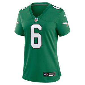 DeVonta Smith Philadelphia Eagles Nike Women's Player Jersey - Kelly Green photo 2 Jersey4u