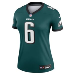 DeVonta Smith Philadelphia Eagles Nike Women's Legend Player Performance Top - Midnight Green photo 2 Jersey4u