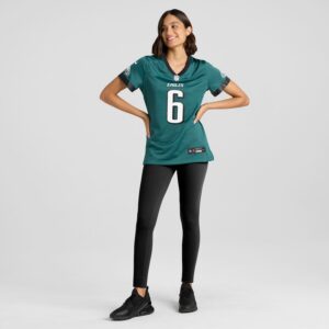 DeVonta Smith Philadelphia Eagles Nike Women's Team Game Jersey - Midnight Green photo 4 Jersey4u