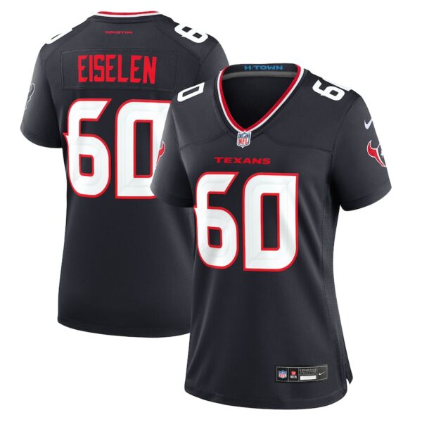 Dieter Eiselen Houston Texans Nike Women's Team Game Jersey -  Navy photo 1 Jersey4u
