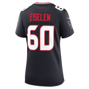 Dieter Eiselen Houston Texans Nike Women's Team Game Jersey -  Navy photo 3 Jersey4u
