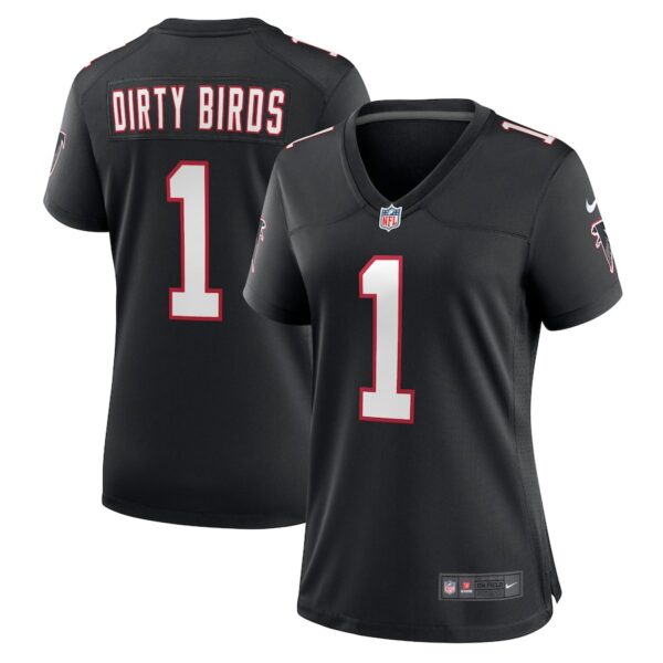 Dirty Birds Atlanta Falcons Nike Women's Throwback Game Jersey - Black photo 1 Jersey4u