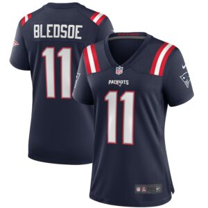 Drew Bledsoe New England Patriots Nike Women's Game Retired Player Jersey - Navy photo 1 Jersey4u
