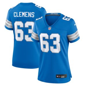 Duke Clemens Detroit Lions Nike Women's Game Jersey -  Blue photo 1 Jersey4u