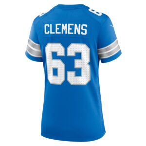 Duke Clemens Detroit Lions Nike Women's Game Jersey -  Blue photo 3 Jersey4u