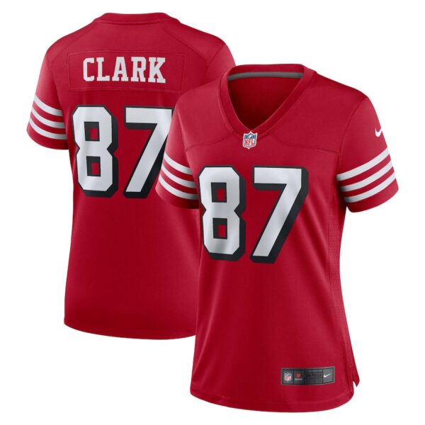 Dwight Clark San Francisco 49ers Nike Women's Alternate Game Jersey - Scarlet photo 1 Jersey4u