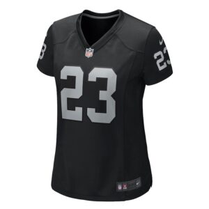 Dylan Laube Las Vegas Raiders Nike Women's  Game Jersey -  Black photo 2 Jersey4u