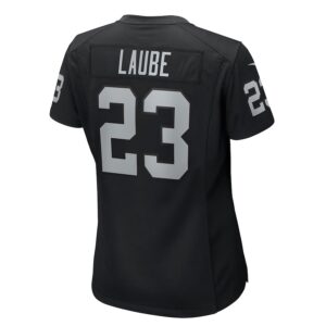 Dylan Laube Las Vegas Raiders Nike Women's  Game Jersey -  Black photo 3 Jersey4u