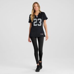 Dylan Laube Las Vegas Raiders Nike Women's  Game Jersey -  Black photo 4 Jersey4u