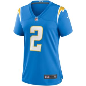 Easton Stick Los Angeles Chargers Nike Women's Game Jersey - Powder Blue photo 2 Jersey4u
