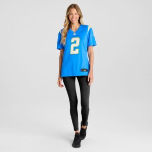 Easton Stick Los Angeles Chargers Nike Women's Game Jersey - Powder Blue photo 4 Jersey4u