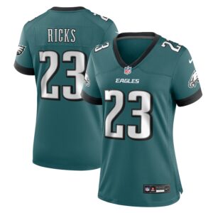 Eli Ricks Philadelphia Eagles Nike Women's Team Game Jersey - Midnight Green photo 1 Jersey4u
