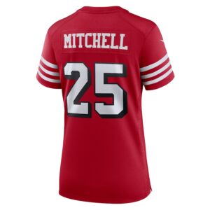 Elijah Mitchell San Francisco 49ers Nike Women's Alternate Team Game Jersey - Scarlet photo 3 Jersey4u