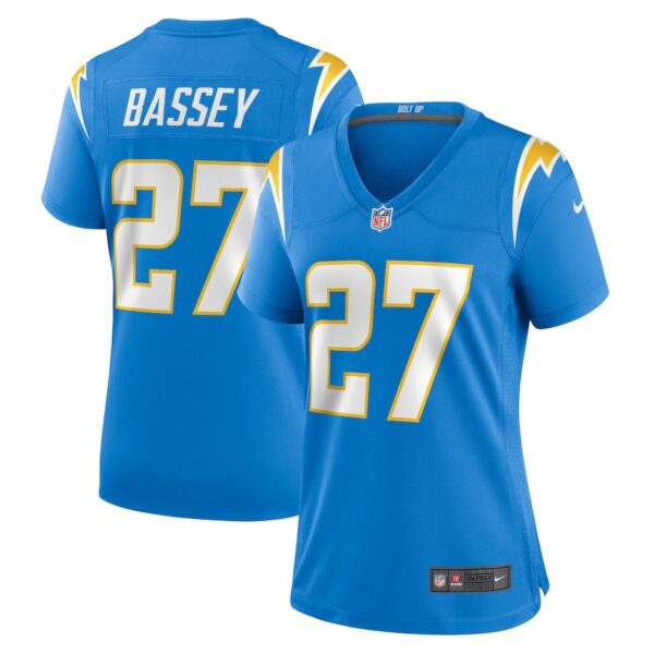 Essang Bassey Los Angeles Chargers Nike Women's  Game Jersey -  Powder Blue photo 1 Jersey4u