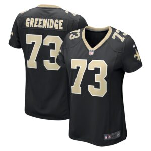 Ethan Greenidge New Orleans Saints Nike Women's Game Jersey - Black photo 1 Jersey4u