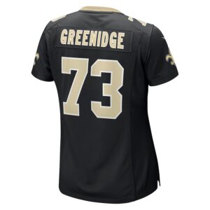 Ethan Greenidge New Orleans Saints Nike Women's Game Jersey - Black photo 3 Jersey4u