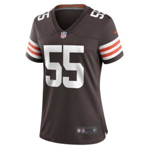 Ethan Pocic Cleveland Browns Nike Women's Game Jersey - Brown photo 2 Jersey4u