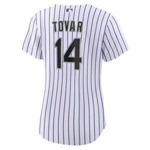 Ezequiel Tovar Colorado Rockies Nike Women's Home Jersey4u Jersey - White photo 3 Jersey4u