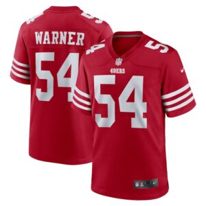 Fred Warner San Francisco 49ers Nike Women's Team Game Player Jersey - Scarlet photo 1 Jersey4u