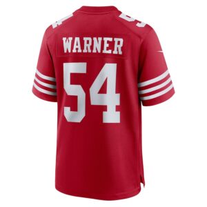 Fred Warner San Francisco 49ers Nike Women's Team Game Player Jersey - Scarlet photo 3 Jersey4u