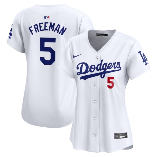 Freddie Freeman Los Angeles Dodgers Nike Women's Home Limited Player Jersey - White photo 1 Jersey4u