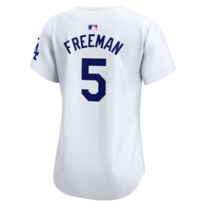 Freddie Freeman Los Angeles Dodgers Nike Women's Home Limited Player Jersey - White photo 3 Jersey4u