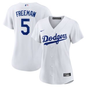 Freddie Freeman Los Angeles Dodgers Nike Women's Jersey4u Player Jersey - White photo 1 Jersey4u