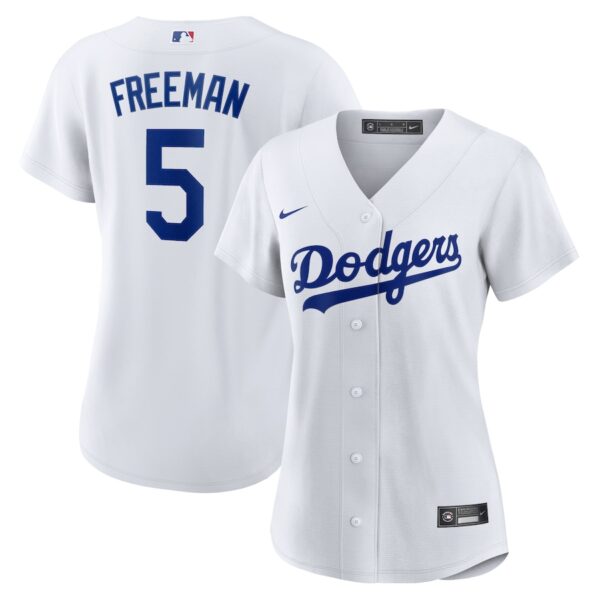 Freddie Freeman Los Angeles Dodgers Nike Women's Jersey4u Player Jersey - White photo 1 Jersey4u