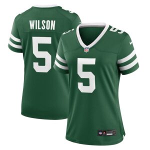 Garrett Wilson New York Jets Nike Women's Game Jersey - Legacy Green photo 1 Jersey4u