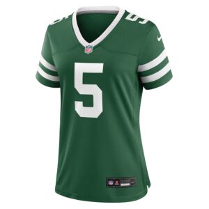 Garrett Wilson New York Jets Nike Women's Game Jersey - Legacy Green photo 2 Jersey4u