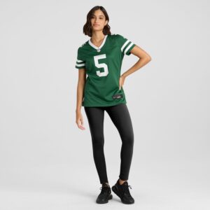 Garrett Wilson New York Jets Nike Women's Game Jersey - Legacy Green photo 4 Jersey4u