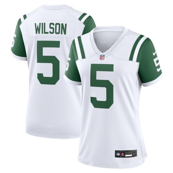 Garrett Wilson New York Jets Nike Women's Classic Alternate Game Jersey - White photo 1 Jersey4u