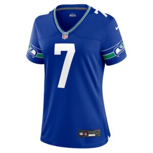 Geno Smith Seattle Seahawks Nike Women's Player Jersey - Royal photo 2 Jersey4u