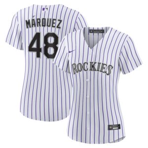 German Marquez Colorado Rockies Nike Women's Home Jersey4u Jersey - White photo 1 Jersey4u