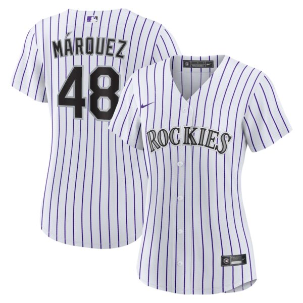 German Marquez Colorado Rockies Nike Women's Home Jersey4u Jersey - White photo 1 Jersey4u