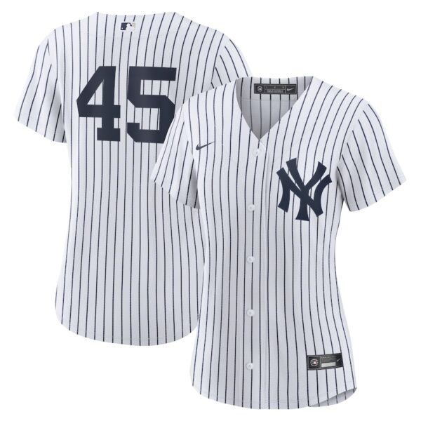 Gerrit Cole New York Yankees Nike Women's Home Jersey4u Player Jersey - White photo 1 Jersey4u