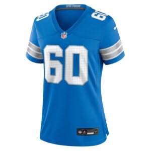 Graham Glasgow Detroit Lions Nike Women's Team Game Jersey -  Blue photo 2 Jersey4u