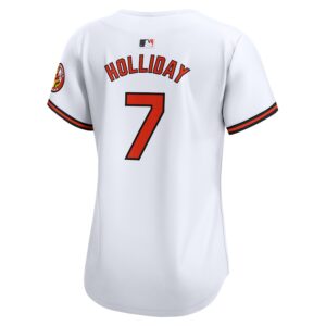 Jackson Holliday Baltimore Orioles Nike Women's Home Limited Player Jersey - White photo 3 Jersey4u