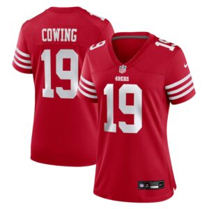 Jacob Cowing San Francisco 49ers Nike Women's  Game Jersey -  Scarlet photo 1 Jersey4u