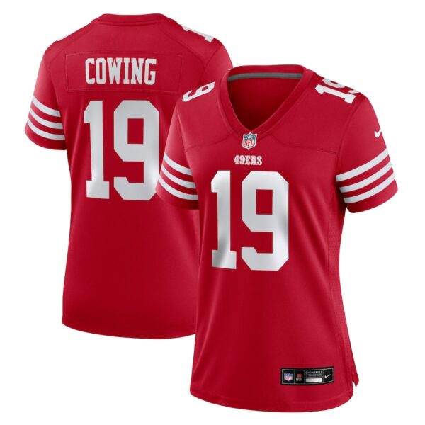 Jacob Cowing San Francisco 49ers Nike Women's  Game Jersey -  Scarlet photo 1 Jersey4u