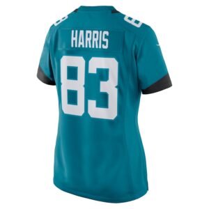 Jacob Harris Jacksonville Jaguars Nike Women's  Game Jersey -  Teal photo 3 Jersey4u