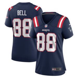 Jaheim Bell New England Patriots Nike Women's  Game Jersey -  Navy photo 1 Jersey4u