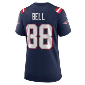Jaheim Bell New England Patriots Nike Women's  Game Jersey -  Navy photo 3 Jersey4u
